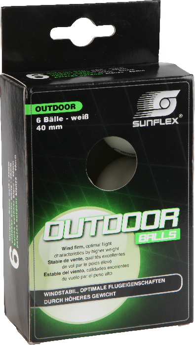 Sunflex Outdoor TT balls 6 stk